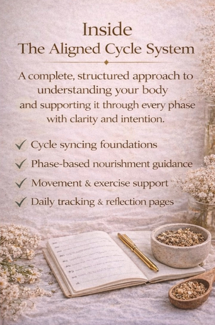 The Aligned Cycle System- A Complete Cycle Syncing Guide & Tracker