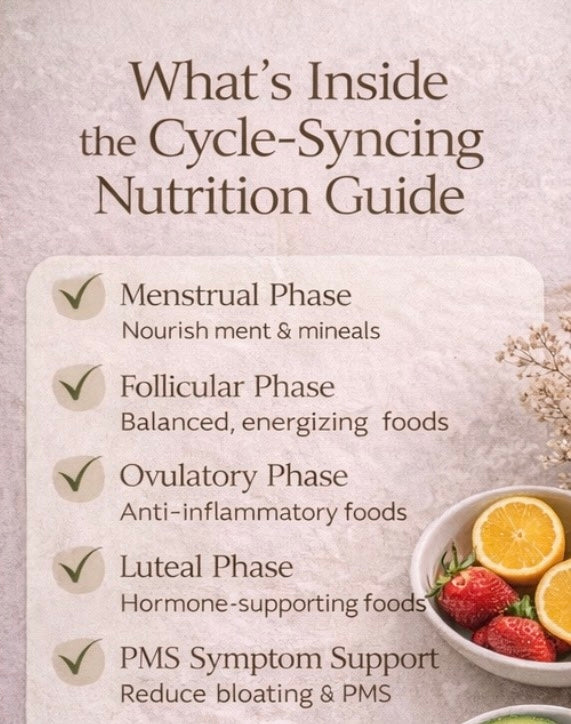 Cycle -Syncing Nutrition Guide